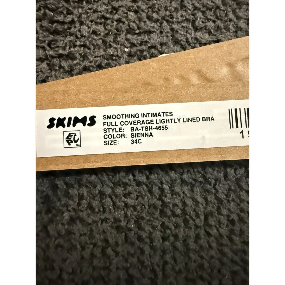 Skims‎ Smoothing Intimates Full Coverage Lightly Lined Bra - Sienna - NWT - 34c - Picture 5 of 5